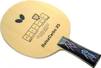 Butterfly Balsa carbo x5 table tennis blade