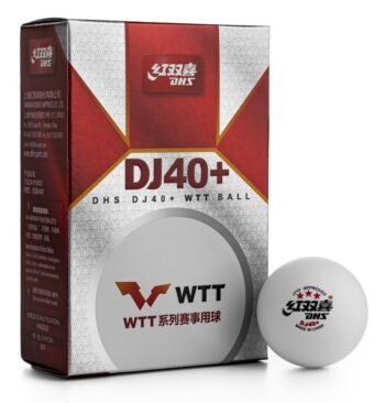 DHS DJ40+ white table tennis balls
