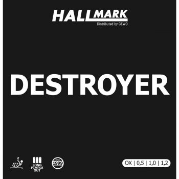 Hallmark Destroyer table tennis rubber cover
