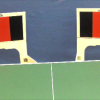 Lightweight returnboard duo stalo teniso grąžinimo lenta tabel tennis returnboard