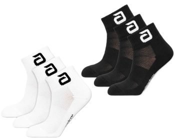 ANDRO ALLTIME 3-SET SOCKS, ANDRO ALLTIME KOJINŲ RINKINYS (3 PORORS), for table tennis players, for ping pong players, stalo teniso žaidėjams