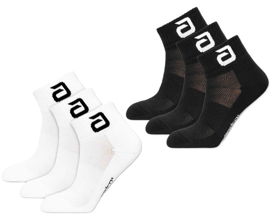 ANDRO ALLTIME 3-SET SOCKS, ANDRO ALLTIME KOJINŲ RINKINYS (3 PORORS), for table tennis players, for ping pong players, stalo teniso žaidėjams