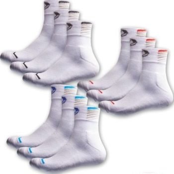 DONIC SIENA 3-SET SOCKS, DONIC SIENA kojinių rinkinys (3 poros), for table tennis players, for ping pong players, stalo teniso žaidėjams
