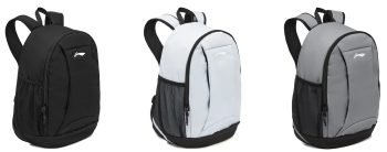 Li-Ning Backpack ABSU069, Li-Ning kuprinė ABSU069, for table tennis players, for ping pong players, stalo teniso žaidėjams, šviesiai pilka, pilka, juoda, black, light grey, grey