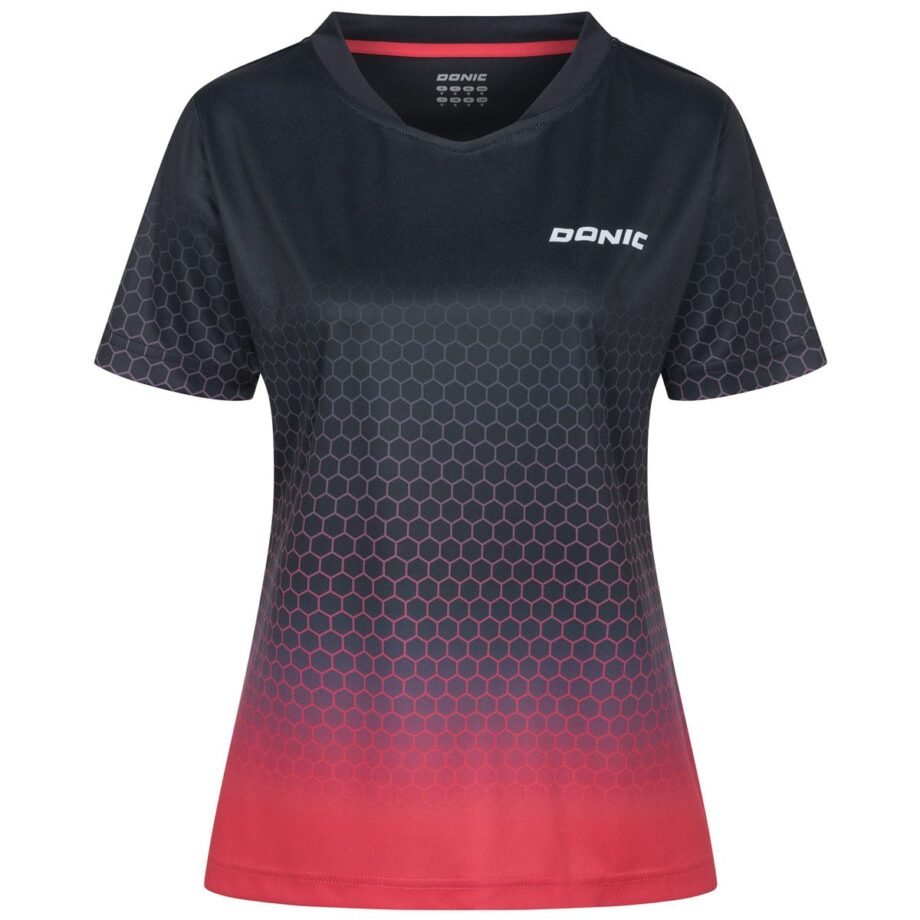 Donic Spider lady shirt for table tennis stalo tenisui moteriški marškinėliai