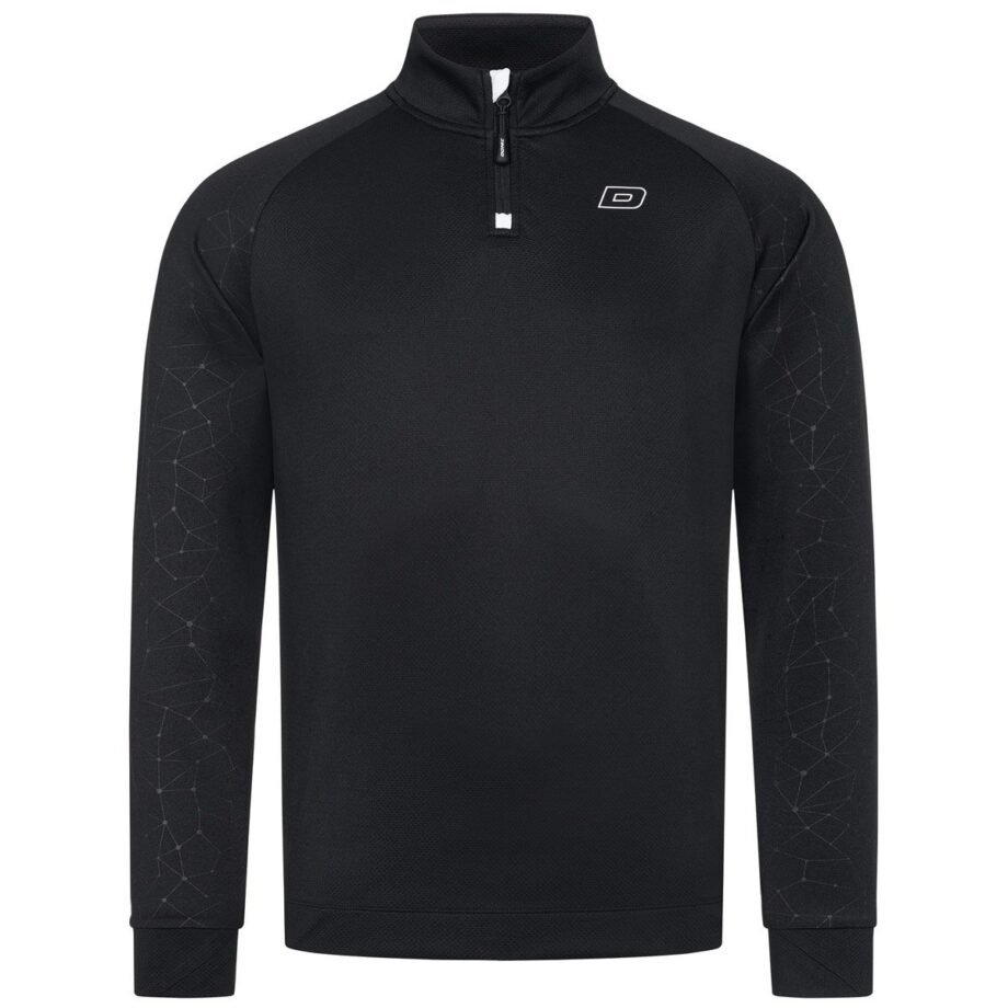 Donic Sweatshirt black series džemperis black series stalo teniso žaidėjui žaidėjai