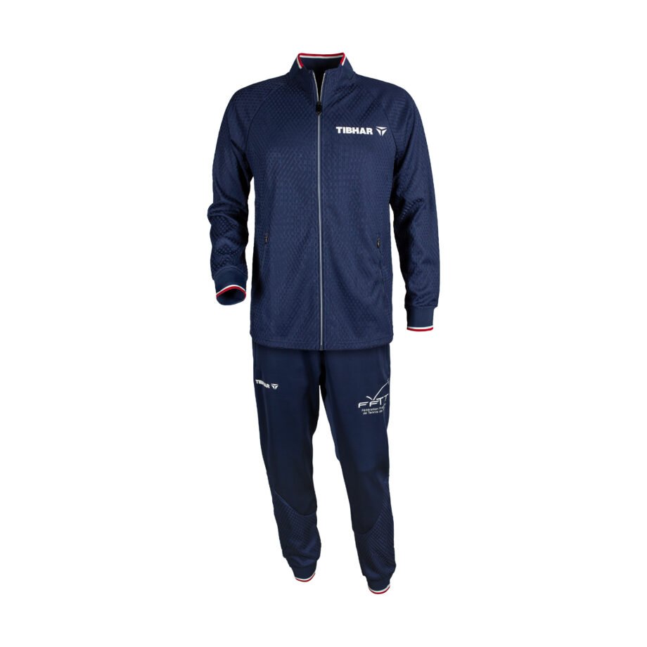 Tibhar Osium France tracksuit the suit of the national France team, Prancuzijos komandos oficialus stalo teniso kostiumas
