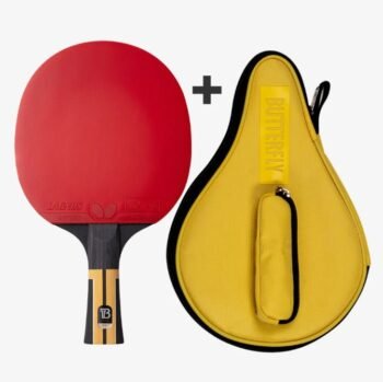 Butterfly Timo Boll Force bundle racket with cover easy yellow