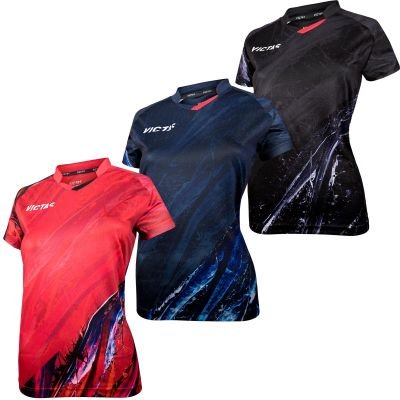 Victas v-ladyshirt 229 table tennis shirt stalo teniso marškinėliai moterims