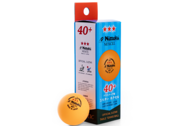  NEXCEL 40+ 3 ITTF 3 VNT. (SU SIŪLE) GELTONI 