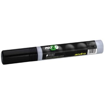 andro Trainingsball PolyS 9er Röhre white