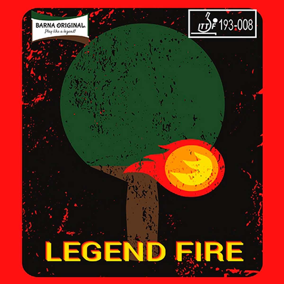 Barna Rubber Legend Fire black