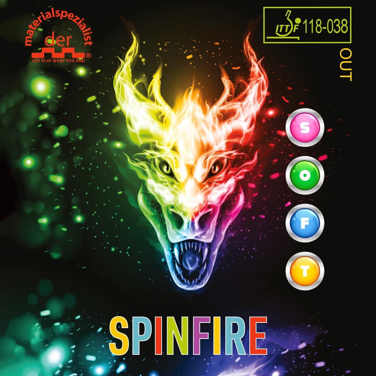 der materialspezialist Rubber Spinfire Soft