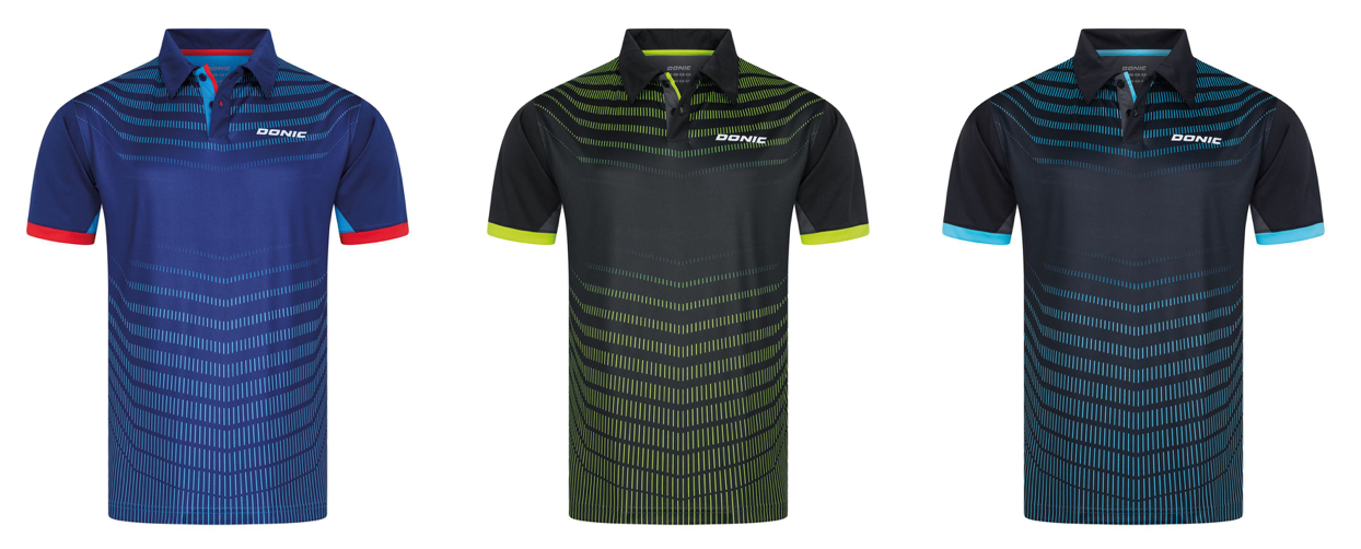 Donic Poloshirt Kava, for ping pong players, for table tennis players, stalo teniso žaidėjams