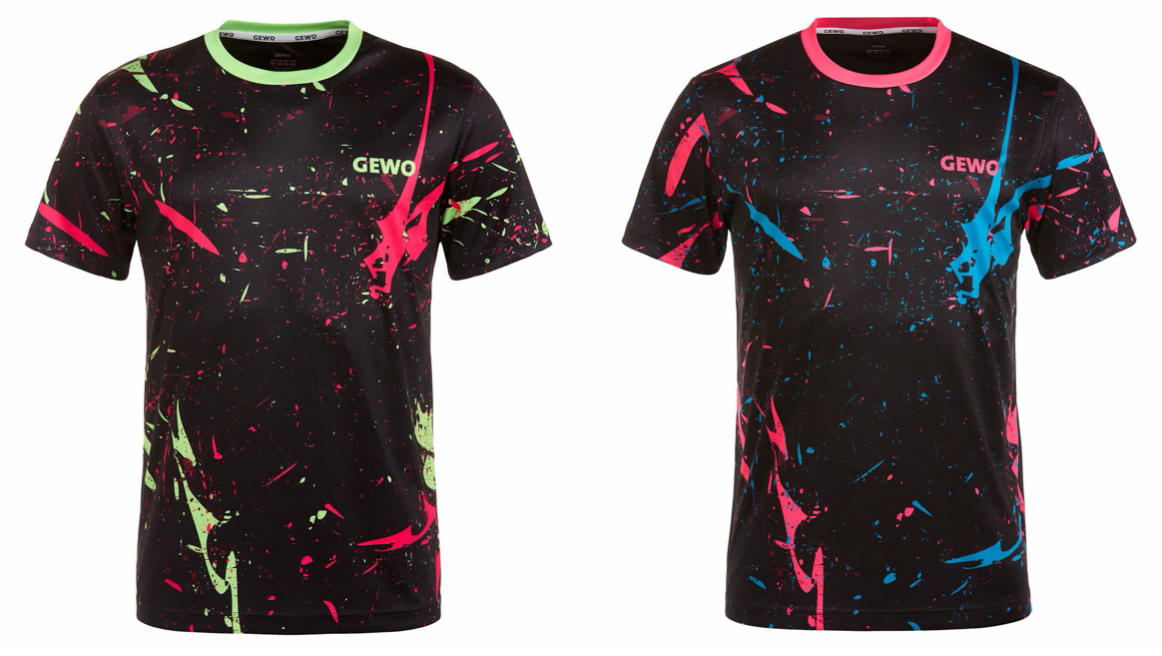 GEWO Shirt Tamarro, for ping pong players, for table tennis players, stalo teniso žaidėjams