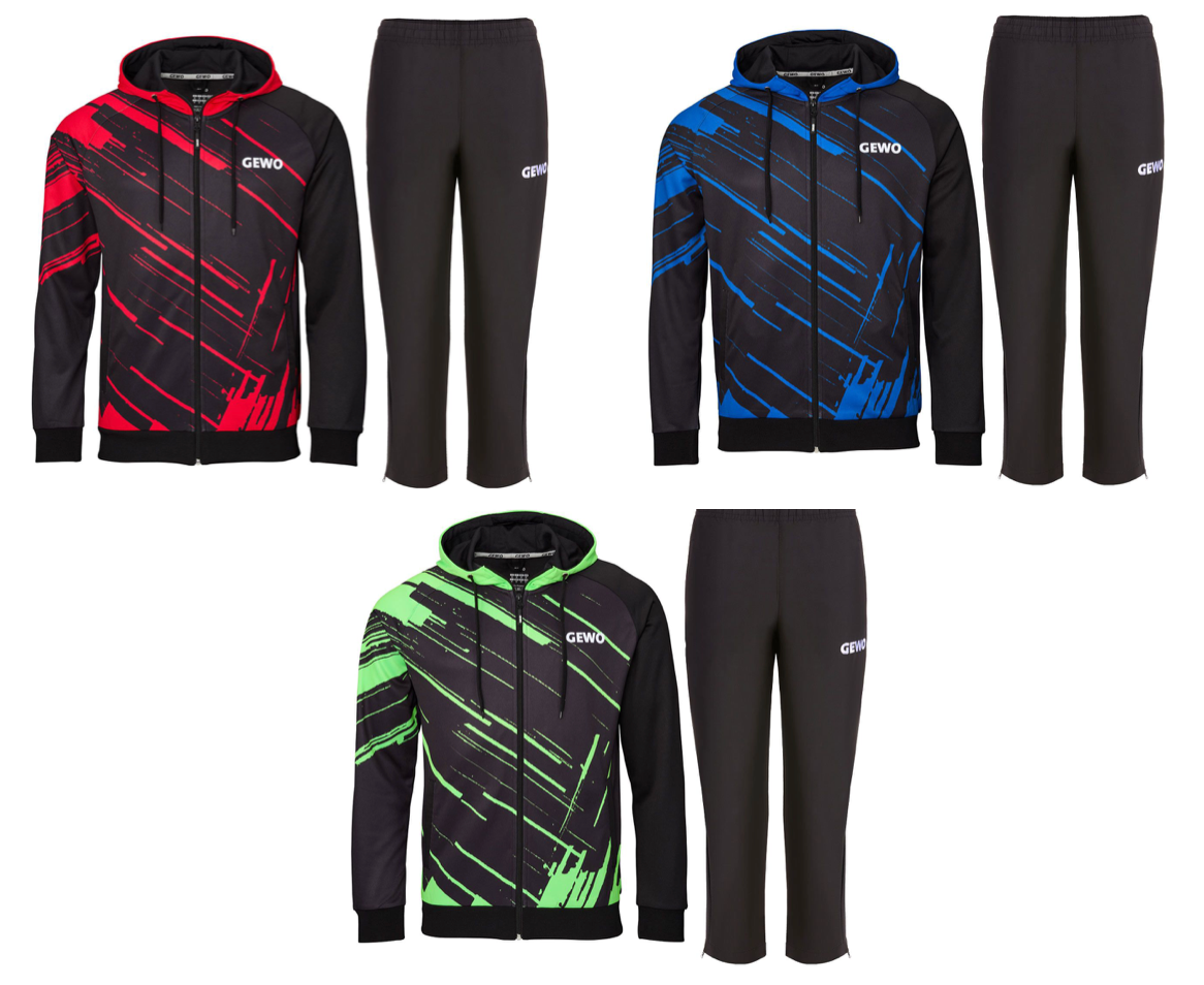 GEWO TRACKSUIT ATANI, for ping pong players, for table tennis players, stalo teniso žaidėjams