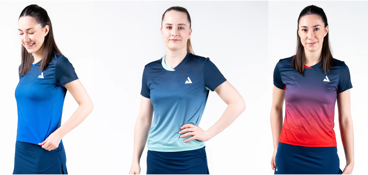 JOOLA Shirt Competition 26 Lady, for ping pong players, for table tennis players, stalo teniso žaidėjoms