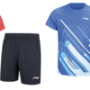 Li-Ning Set Shirt+Shorts AATU048-1C, for ping pong players, for table tennis players, stalo teniso žaidėjams