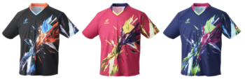 Nittaku T-shirt Bright Burst (2218), for ping pong players, for table tennis players, stalo teniso žaidėjams