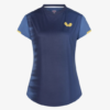 SHIRT NAGOYA LADY, black, blue, red, for table tennis players, stalo teniso žaidėjams, for ping pong players, for ladies, female