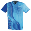 TIBHAR Shirt L2 River, for table tennis players, for ping pong players, stalo teniso žaidėjams, purple shirt, blue shirt, black and red shirt