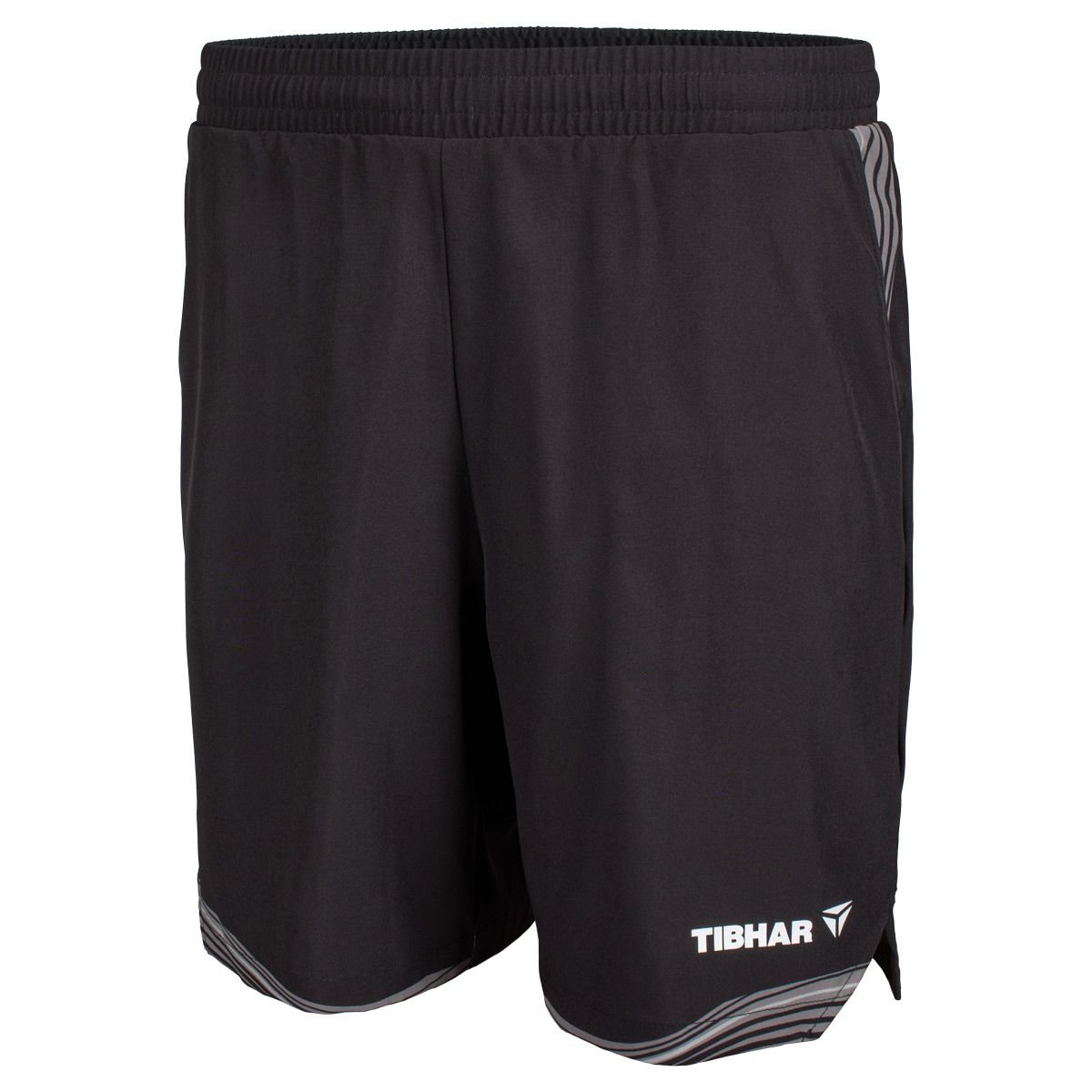 TIBHAR Shorts L2 River, for ping pong players, for table tennis players, stalo teniso žaidėjams, šortai, juodi šortai, tibhar šortai