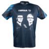 TIBHAR T-Shirt Lebrun, navy, dark blue, for ping pong players, for table tennis players, stalo teniso žaidėjams