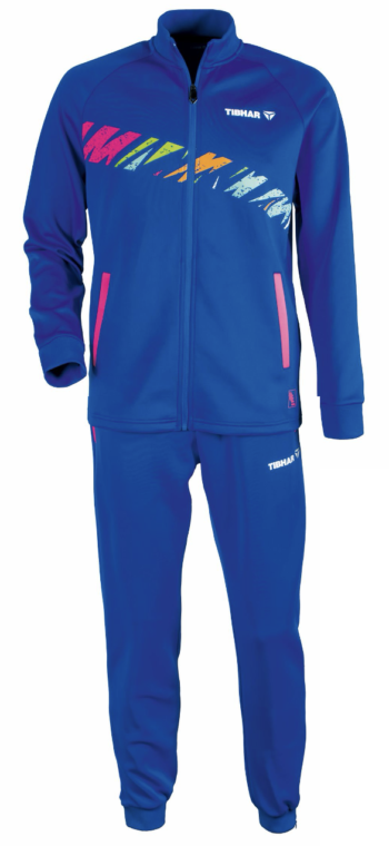 TIBHAR Tracksuit L2 Underbrush, for ping pong players, for table tennis players, stalo teniso žaidėjams, tracksuit, blue table tennis tracksuit