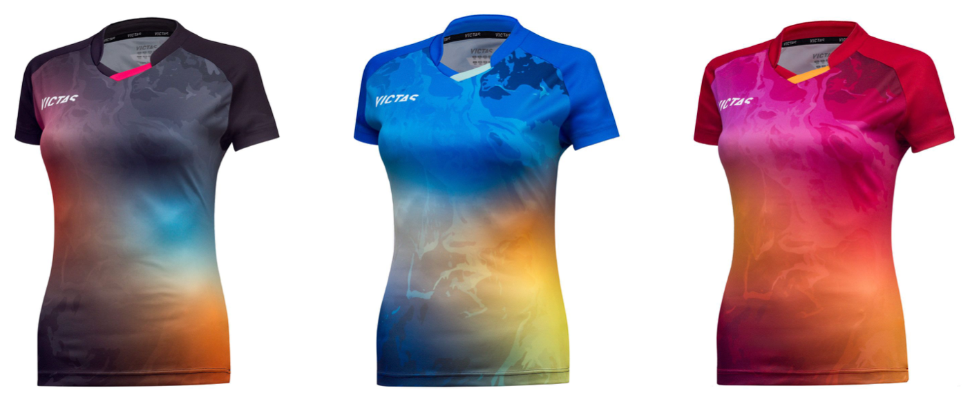 VICTAS Polo Shirt V-Ladyshirt 235, for ping pong players, for table tennis players, stalo teniso žaidėjoms