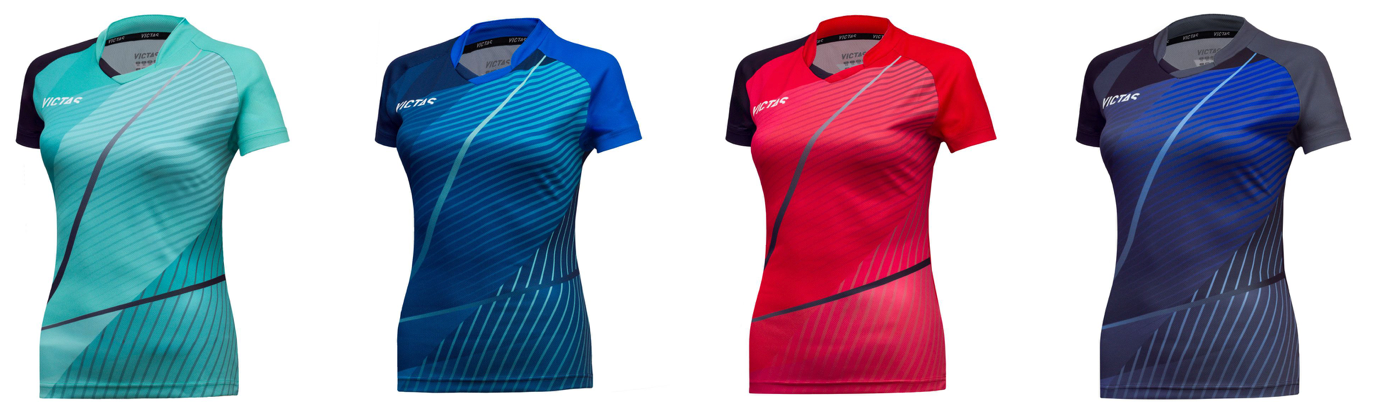 VICTAS V-Ladyshirt 237, for ping pong players, for table tennis players, stalo teniso žaidėjams