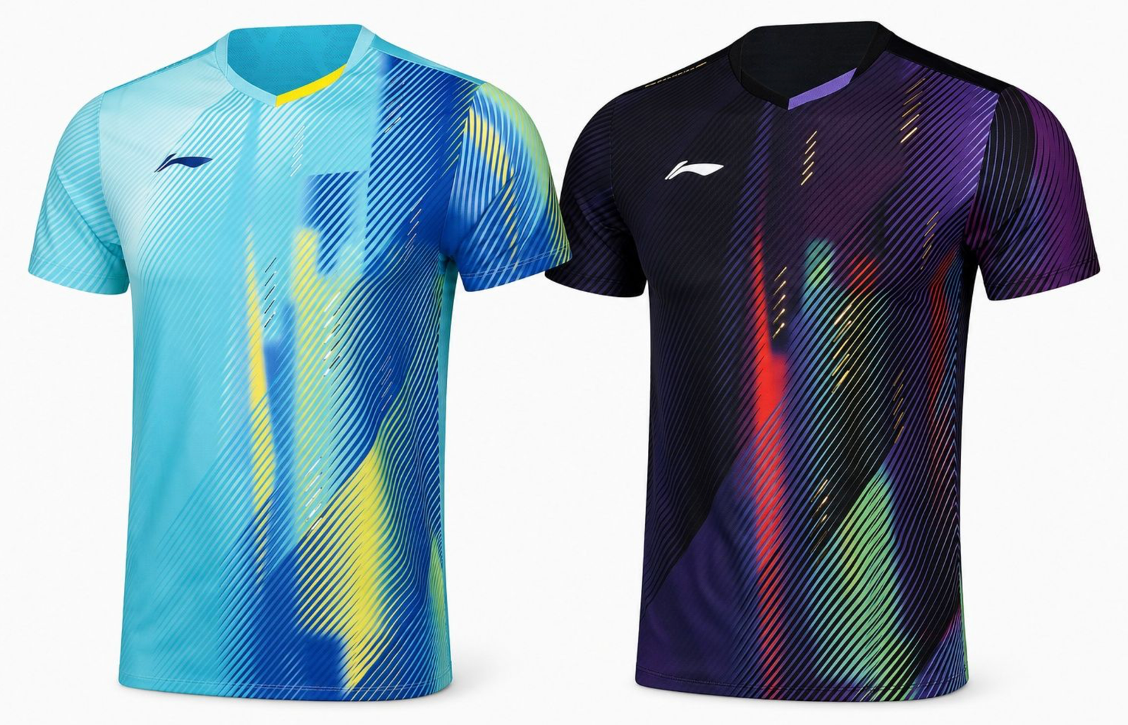 Li-Ning National T-Shirt AAYW005, for ping pong players, for table tennis players, stalo teniso žaidėjams