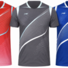 Li-Ning T-Shirt AAYW015, for ping pong players, for table tennis players, stalo teniso žaidėjams