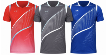 Li-Ning T-Shirt AAYW015, for ping pong players, for table tennis players, stalo teniso žaidėjams