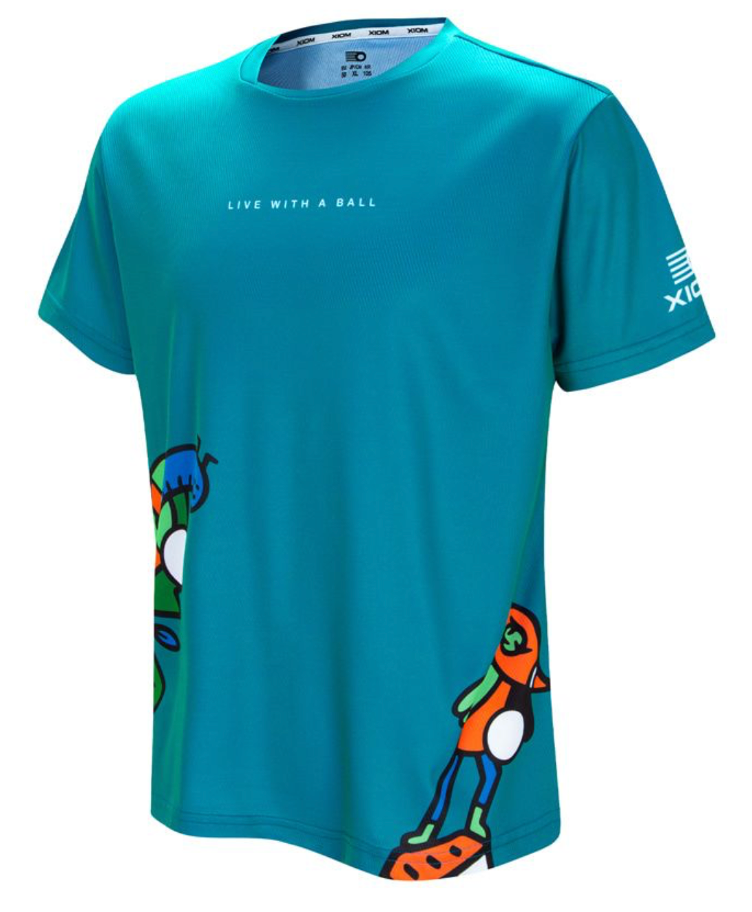 Xiom Shirt Liv 6, for ping pong players, for table tennis players, stalo teniso žaidėjams